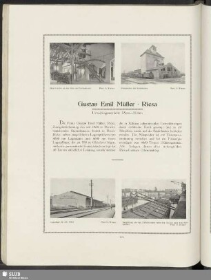 Gustav Emil Müller Riesa Umschlagsverkehr Riesa-Hafen