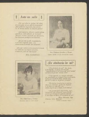 Srta. Fefita López y Lorenzo - [Fotografía]