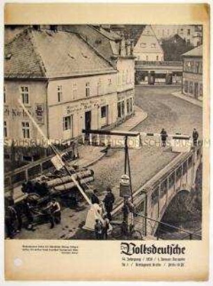 Halbmonatszeitschrift "Der Volksdeutsche" u.a. zur deutschen Außenpolitik