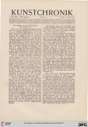 Die große Kunstausstellung Stuttgart 1913