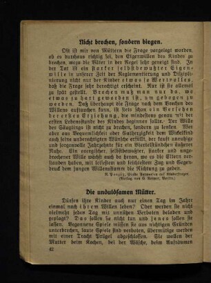 Nicht brechen, sondern biegen