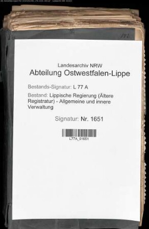 Bewerbungen um Einstellung in den unteren Staatsdienst