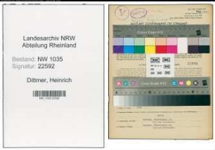 Entnazifizierung Heinrich Dittmer , geb. 04.10.1891 (Arbeiter)