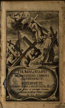 Thomas a Kempis de imitatione Christi Latino-graecus
