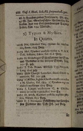 5] Typica & Mystica.
