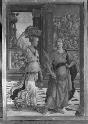 Judith mit ihrer Magd