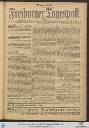 29.11.1919 (Morgenblatt)