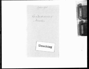 Miszellen (1900-1916)