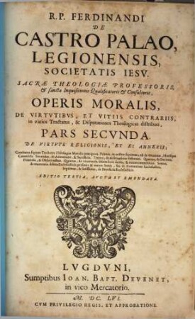 Opus morale de Virtutibus et Vitiis contrariis. 2
