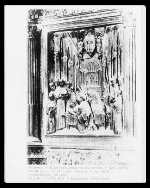 Kanzel — Der Tod des heiligen Franziskus