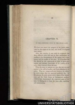 Chapter VI. On the expressed juice of the sugar cane
