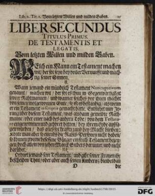 Liber Secundus