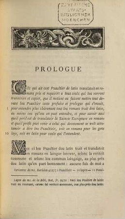 Le psautier de Metz : texte du XIVe siècle ; édition critique publiée d'après quatre manuscrits, 1. Texte intégral