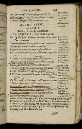 Actus Primi. Scena I. - II.