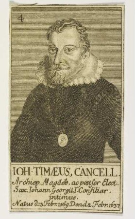 Bildnis des Ioh. Timaeus