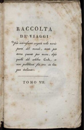 Raccolta De' Viaggi