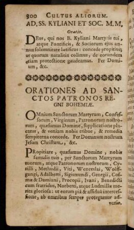 300-303, Orationes Ad Sanctos Patronos Regni Bohemiae