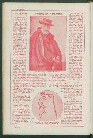 Anatole France : Um dos últimos retratos do Mestre