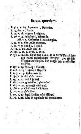 Errata quaedam