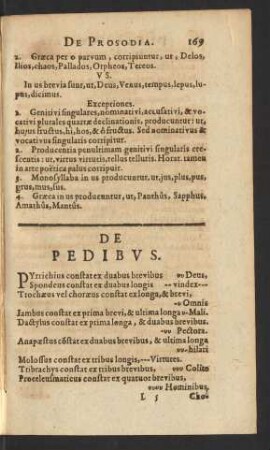 De Pedibus.