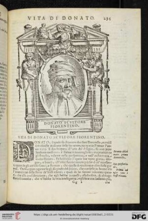 Vita di Donato Scultore fiorentino