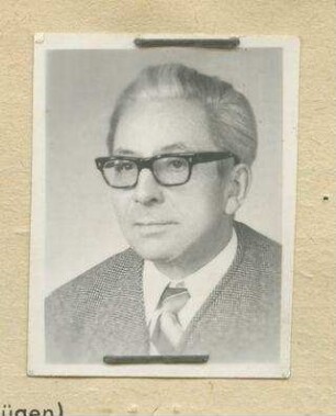 Diplomarchitekt Gerhard Klein
