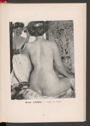Borie Adolphe. - Ante el espejo