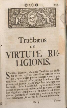 Tractatus De Virtute Religionis.