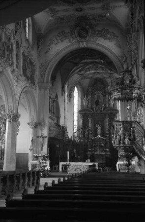 Mariastein: Wallfahrtskirche Mariastein, innen