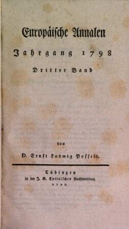 Europäische Annalen. 1798, 3