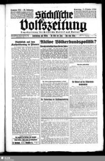 Sächsische Volkszeitung : für christliche Politik und Kultur