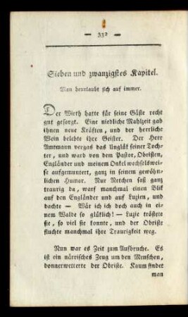 Sieben und zwanzigstes Kapitel.