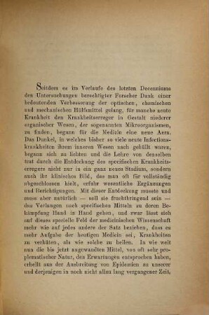 Erysipelas faciei und die analogen Erscheinungen der Pneumonie