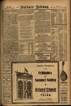 Zweite Ausgabe vom Donnerstag, den 15. Mai 1924.