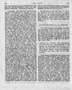 [Einführung in die Rubrik:] Kleine Bücher für die Jugend
