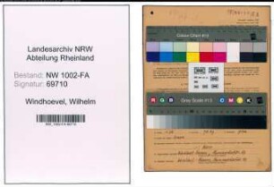 Entnazifizierung Wilhelm Windhoevel, geb. 06.01.1888 (Kaufmann)
