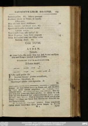 Ode XXVIII. ad Lyden.