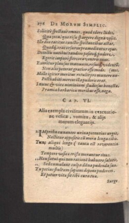 Cap. VI. - Ultimum.