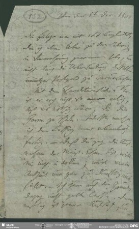 Eigenh. Brief von Friedrich von Schlegel an August Wilhelm von Schlegel, Jena, 05.12.1800
