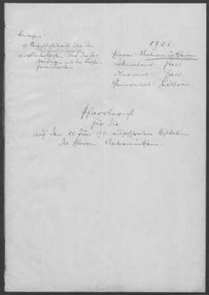 Untermünkheim-Übrigshausen: Pfarrbericht 1931