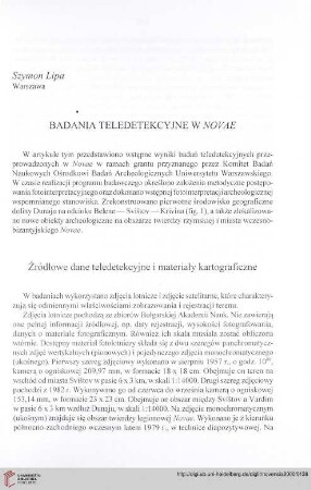 12: Badania teledetekcyjne w Novae