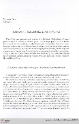 12: Badania teledetekcyjne w Novae