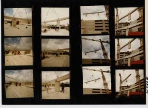 Platzbebauung Hauptbahnhof Düsseldorf Ostseite - Parkhaus, 1985