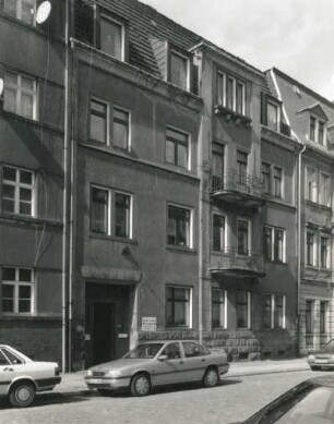 Dresden-Pieschen, Rehefelder Straße 27. Wohnhaus (um 1905). Straßenansicht