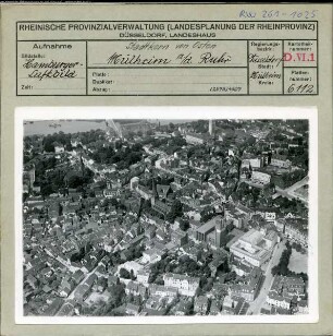 Mülheim a. d. Ruhr, Stadtkern von Osten