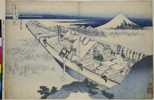 Ushibori in der Provinz Jōshū, Blatt 20 aus der Serie: 36 Ansichten des Fuji