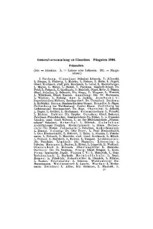 Generalversammlung zu Glauchau, Pfingsten 1896