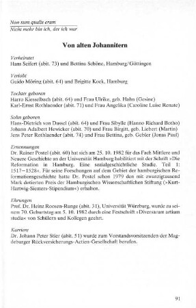 Von alten Johannitern