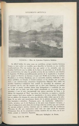 "Juliaca", óleo de Antonino Espinosa Saldaña