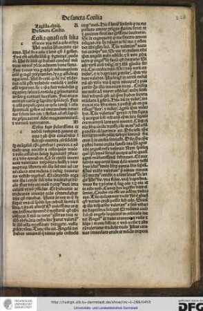 Legenda clxiiii: de sancta Cecilia.